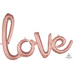 CI: Script Phrase Love Rose Gold 