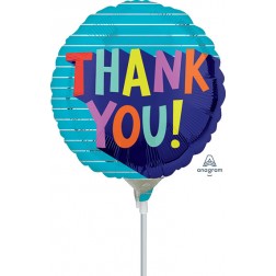 4" Thank You Fun Type