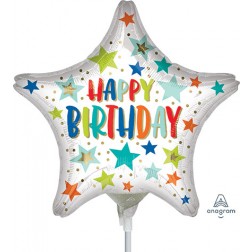 9" HBD Stars and Dots 