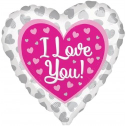 9" I Love You Pink