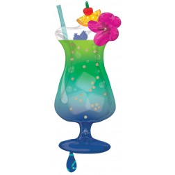 SuperShape Tropical Blue Hawaiian Drink