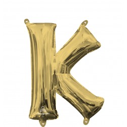 MiniShape Letter K White Gold