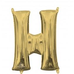 MiniShape Letter H White Gold