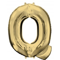 SuperShape Letter Q White Gold