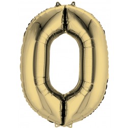 SuperShape Numbers: 0 White Gold