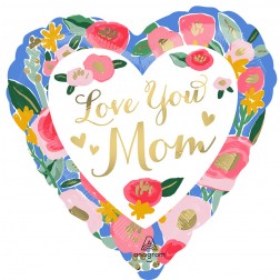 Jumbo Love You Mom Painted Prints