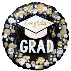 Standard Congrats Grad Circles & Dots