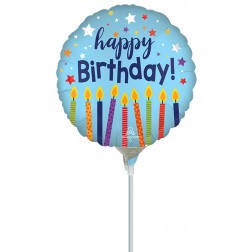 9" Satin Happy Birthday Celebrate