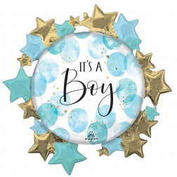 SuperShape Baby Boy Blue Watercolor