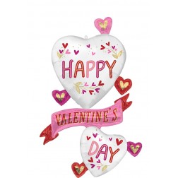 Multi-Balloon Valentine Botanical