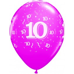 11" 10 Confetti-A-Round Trendy Assortment 50Ct