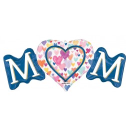 SuperShape Mom Sprinkled Hearts