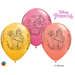 11" Disney Princess Belle Assorted Coral, Goldenrod, & Rose (25ct.)