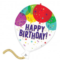 SuperShape HBD Balloons