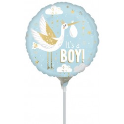 9" Satin Special Delivery Baby Boy