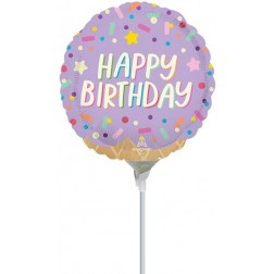 4" Ice Cream Party HBD