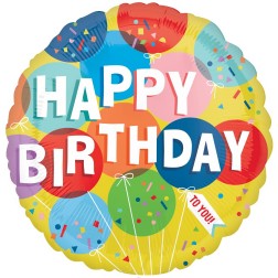 Standard Sunny Balloons HBD
