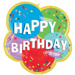 SuperShape Sunny Balloons HBD