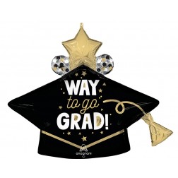 SuperShape Way to Go Grad Cap