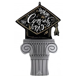 SuperShape Satin Grad Cap Achievement Burst