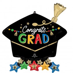 SuperShape Grad Party Grad Cap