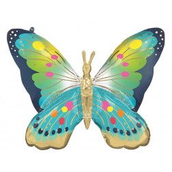 SuperShape Vibrant Blue Satin Butterfly Flutters