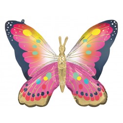 SuperShape Vibrant Pink Satin Butterfly Flutters