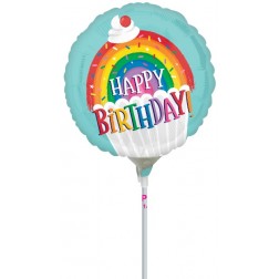09" Rainbow Sprinkles HBD