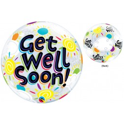 22" Get Well Soon Sunny Day Bubble