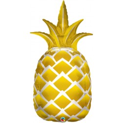 44" Golden Pineapple Shape