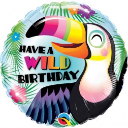 18" Have a Wild Birthday (pkgd)