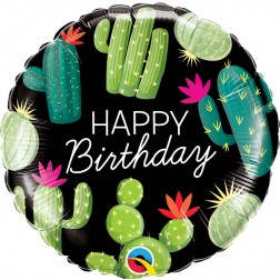 18" Birthday Cactuses (pkgd)