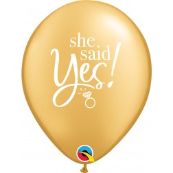 11" She Said Yes! Gold  (50 ct.)  