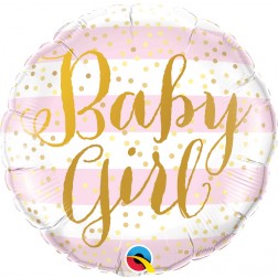 18" Baby Girl Pink Stripes (pkgd)