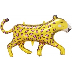 41" Cheetah Gold Balloon