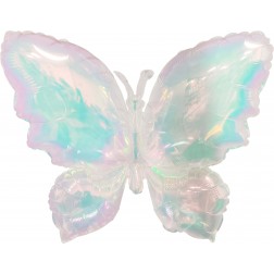 40" Iridescent Butterfly Balloon (AIR ONLY)