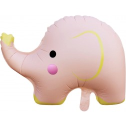 24" Matte Pink Elephant Balloon
