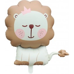 29" Matte Latte Lion Balloon