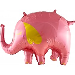 26" Elephant Baby Pink Balloon