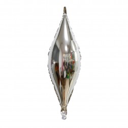 27" Taper Silver Balloon