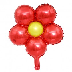 12" Deco Flower Red  (AIR ONLY)