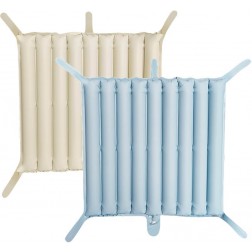 26" Wall 2-sided Matte Blue and Cream Balloon (AIR ONLY)