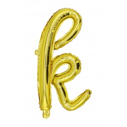 12" Gold Script Letter K  (AIR ONLY)