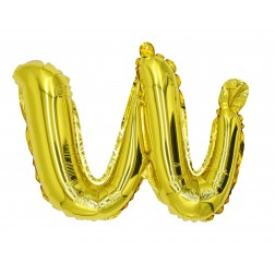 12" Gold Script Letter U  (AIR ONLY)