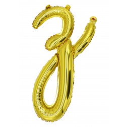 12" Gold Script Letter Z  (AIR ONLY)