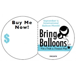 Accessories: Bring Balloons Sticker (100 ct.)