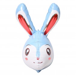 22" 3D Bunny Head Blue  (AIR ONLY)