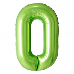 34" Green Number 0