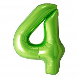 34" Green Number 4