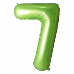 34" Green Number 7